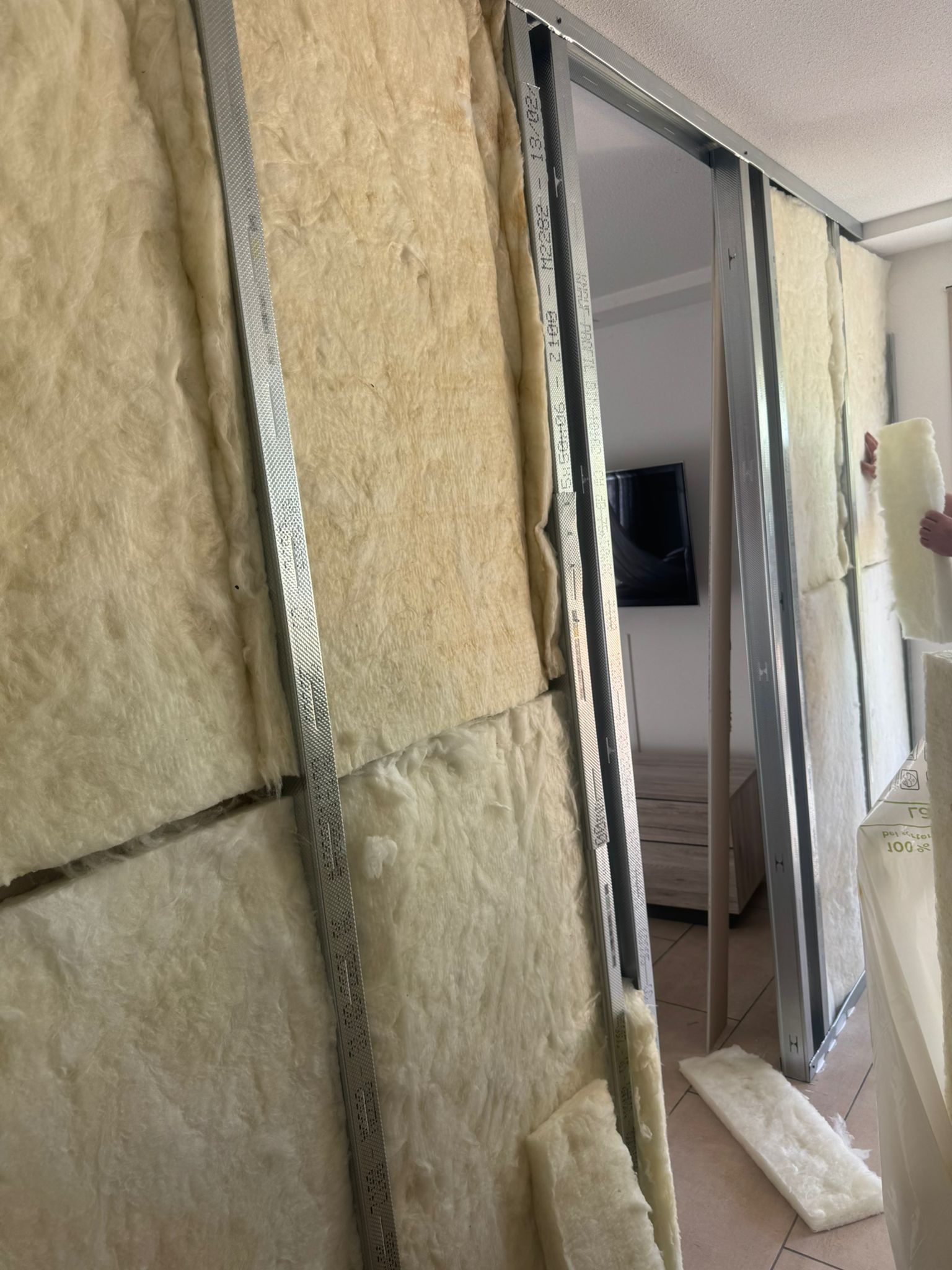 Dämmung und Trockenbau mit Mineralwolle